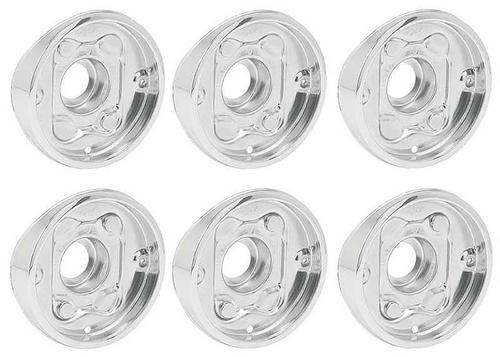1963 Chevrolet Impala; Tail Lamp and Back-Up Lamp Base; Set of 6