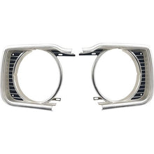 1975-76 Dart Headlamp Bezel - RH & LH Set