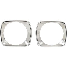 1975-76 Duster Valiant Headlamp Bezel - RH & LH Pair