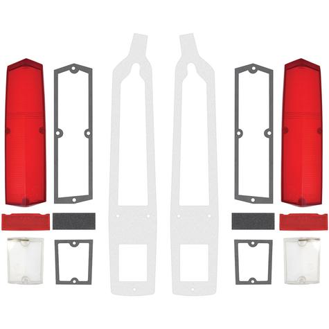 1964 Plymouth Valiant; Tail Lamp Lens & Gasket Kit