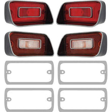 1971-73 Dodge Dart; 2-Door/4 Door; Tail Lamp Lens & Gasket Kit; 8-Pieces; Except Demon/Dart Sport
