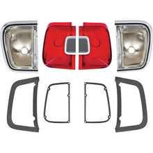 1967 Plymouth Barracuda; Tail Lamp Housing, Lens, & Gasket Kit; 10 Pieces