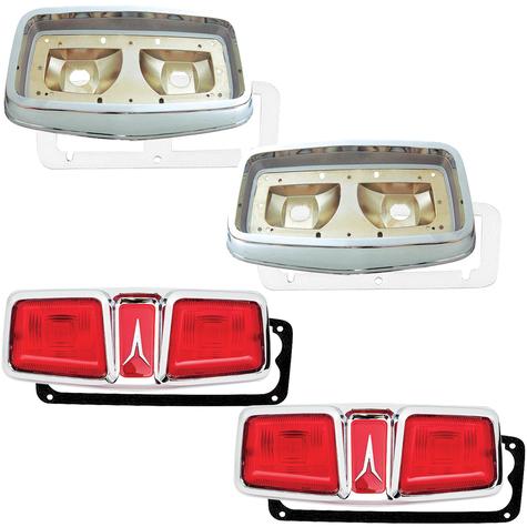 1964 Fury Tail Lamp Housing, Lens, & Gasket Kit