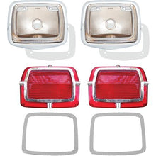 1965 Belvedere / Satellite Tail Lamp Housing, Lens, & Gasket Kit