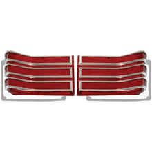 1966 Satellite Tail Lamp Housing, Lens, & Gasket Kit / Chrome Chrome Trim