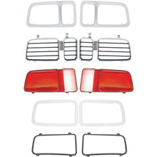 1971 Barracuda / Cuda Tail Lamp Kit w/ Painted Bezels