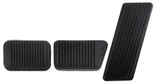 1969-70 Ford Mustang; Pedal Pad Set; With Manual Transmission and Manual Drum Brakes