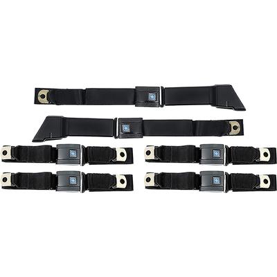 1967-72; Chevrolet / GMC Suburban; Seat Belt Set; Retractable RH and LH; Non-Retractable Center; 6-Pcs