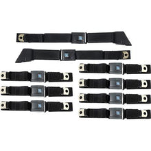 1967-72; Chevrolet / GMC Suburban; Seat Belt Set; Retractable RH and LH; Non-Retractable Center; 9-Pcs