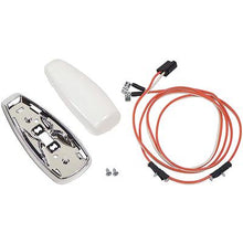 1967-69 Camaro, 1967-68 Firebird; Dome Lens and Base Kit; with Wiring Harness