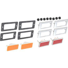 1969 Nova, Impala, Caprice, Bel Air, Biscayne, Station Wagon; Side Marker Light Kit; with Lamps, Bezels, Gaskets, & Hard