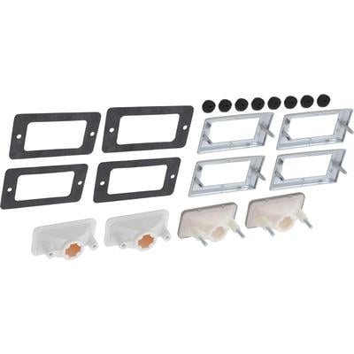 1969 Nova, Impala, Caprice, Bel Air, Biscayne, Station Wagon; Side Marker Light Kit; with Lamps, Bezels, Gaskets, & Hardware