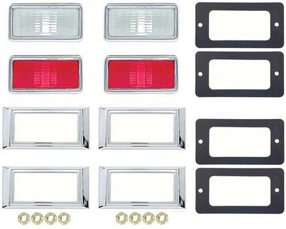 1968 Camaro, Nova; Front & Rear Side Marker Lamp Kit