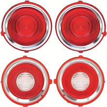 1971-1973 Camaro; Standard Tail Light & Back Up Lens Kit; 1971 2nd Design