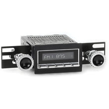1960-63 GM Trucks Hermosa Radio - Chrome Radio with Buttons, Knobs and Black Bezel
