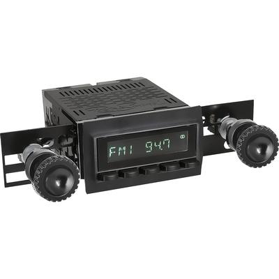 1960-63 Chevrolet, GMC; Long Beach Radio; w/SiriusXM; Black Radio, Buttons & Bezel With Black Knobs