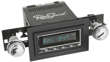 1974-86 RetroSound Hermosa Series Radio - Chrome Face/Chrome Buttons/Black Bezel/Chrome Knobs