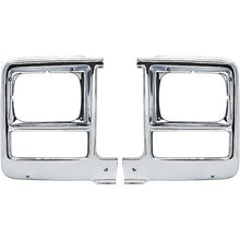 1979-80 Chevy; GMC; Pickup; Blazer; Jimmy; Suburban; Chrome Headlamp Bezels; with Rectangle Headlamp Bulbs; LH & RH; Pai