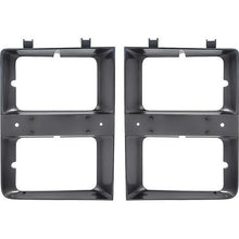 1983-84 Chevrolet; Pickup; Blazer; Suburban; Headlamp Bezels; Dual Headlamp; Dark Gray Metalic; RH & LH; Pair