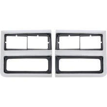 1985-88 Chevy, GMC Pickup, Blazer, Jimmy, Suburban; Headlamp Bezels; Single; without Chrome; RH & LH; Pair