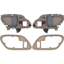 1995-02 Chevy, GMC Pickup Truck, SUV; Inner Door Handle Set; with Bezels; Power Locks; Black Lever; Beige Housing