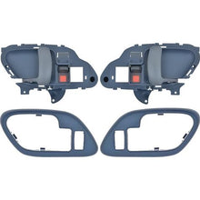 1995-02 Chevy, GMC Pickup Truck, SUV; Inner Door Handle Set; With Bezels; Power Locks; Black Lever; Blue Housing