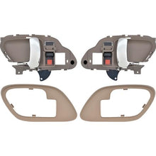 1995-02 Chevy, GMC Pickup Truck, SUV; Inner Door Handle Set; With Bezels; Manual Locks; Chrome Lever; Beige Housing