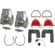 1957 Chevrolet Bel Air, 150, 210, Nomad; Tail Lamp Restoration Kit; With 51 LED Lenses