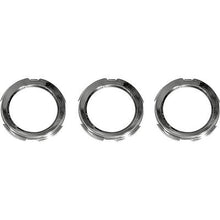 1959-60 Impala; Bel Air; Biscayne; El Camino; Dash Gauge Housing Bezel Set; Fuel, Temperature & Generator/Oil; 3 Piece S