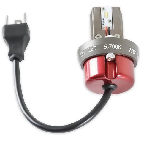 Holley Retrobright Replacement LED Headlight Bulb; 5.75" Round; 5700K; High Beam Only; Modern White
