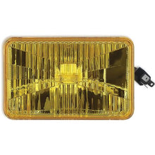 Holley RetroBright LED Sealed Beam Headlight; 4"x6" Rectangle; High Beam Only; Yellow