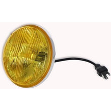 Holley RetroBright LED Sealed Beam Euro Lens Conversion; Yellow; 5.75" Round