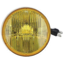Holley RetroBright LED Sealed Beam Headlight; 5.75" Round; High Beam Only; Yellow