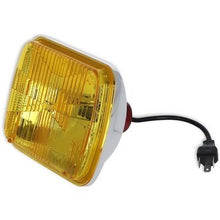 Holley RetroBright LED Sealed Beam Euro Lens Conversion; Yellow; 5x7" Rectangle