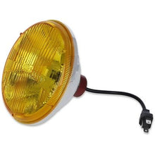 Holley RetroBright LED Sealed Beam Euro Lens Conversion; Yellow; 7" Round