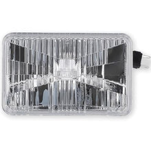 Holley RetroBright LED Sealed Beam Headlight; 4"x6" Rectangle; High Beam Only; Modern White