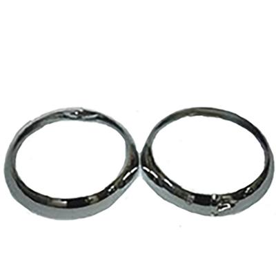 1937-40 Chevrolet/GMC Truck; Bezel; Headlamp; Chromed; Clips Included