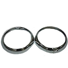 1937-40 Chevrolet/GMC Truck; Bezel; Headlamp; Chromed; Clips Included