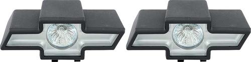 12 Volt Bow Tie Halogen Driving Lights with Clear Lens