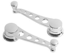 Lokar Lakester Steel Interior Door Handles; Chrome Finish; Pair