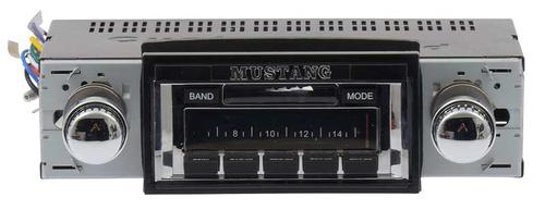 1967-73 Ford Mustang; In-Dash Radio; Classic; AM/FM/USB/iPod/MP3/WMA; 240 Watts