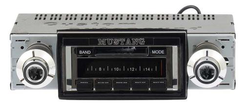 1968 Ford Mustang; With Padded Console; In-Dash Radio; Classic; AM/FM/USB/iPod/MP3/WMA; 240 Watts