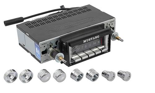 1974-78 Ford Mustang; In-Dash Radio; Classic; Bluetooth/USB/Aux Input/AM/FM; 300 Watts
