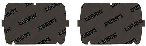 Lamin-X Protective Headlamp Film; 4x6" Round Sealed Beam; Smoke