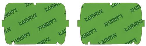 Lamin-X Protective Headlamp Film; 5x7" Round Sealed Beam; Green