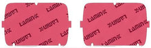 Lamin-X Protective Headlamp Film; 5x7" Round Sealed Beam; Pink