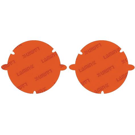 Lamin-X Protective Headlamp Film; 5.75" Round Sealed Beam; Amber
