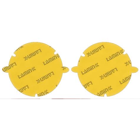 Lamin-X Protective Headlamp Film; 5.75" Round Sealed Beam; Yellow