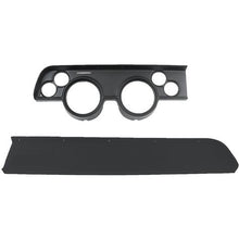 1967-68 Mercury Cougar; 6-Gauge Dash Panel; (2) 5" (4) 2-1/16" Holes; w/o AC Vent; Black