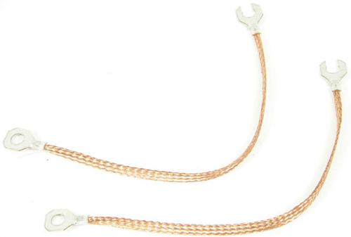 1964-66 Chevy II, Nova; Ground Strap Set; 8 Cylinder; 283ci, 327ci; Pair